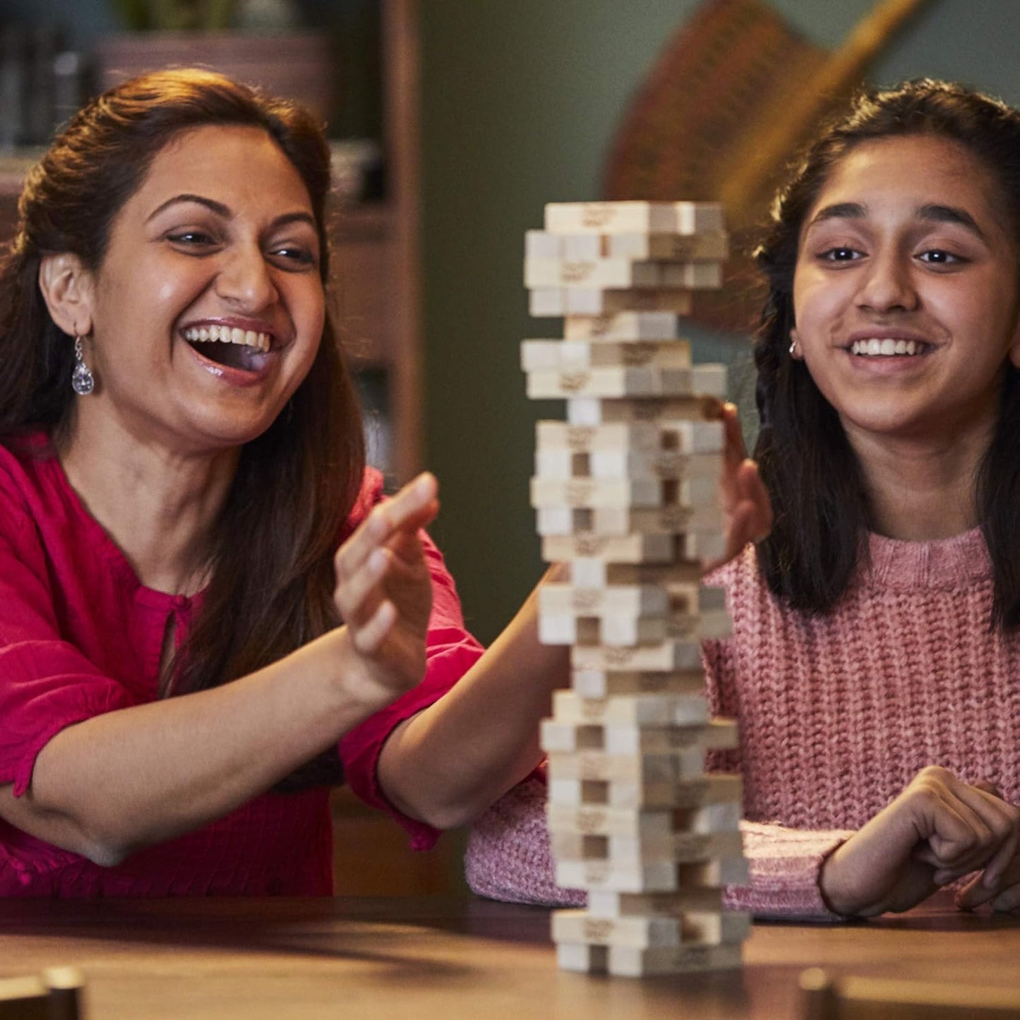 🔥Classic Jenga Stacking Game | Natural Wood Tumbling Tower Toy | Perfect for Family Gathering & Kids' Brain Development