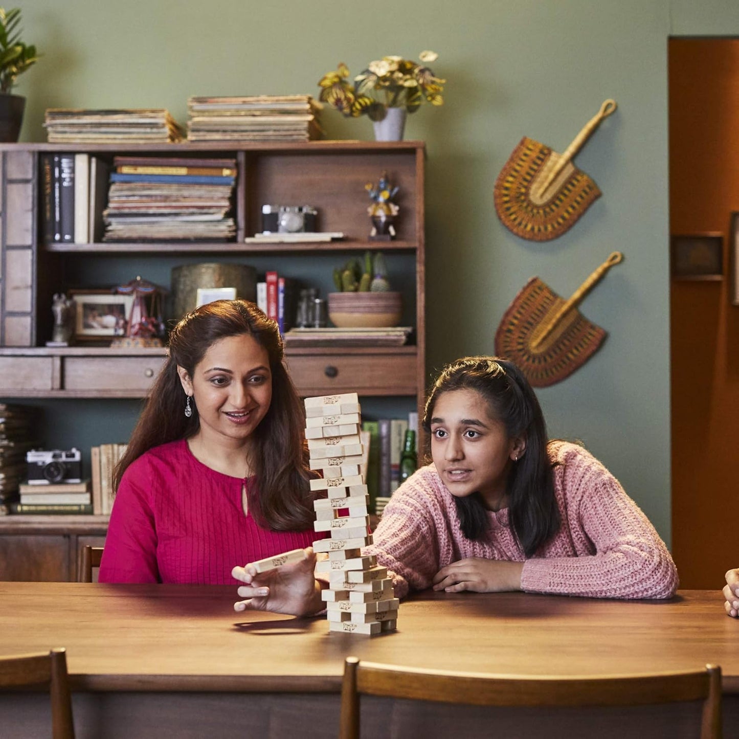 🔥Classic Jenga Stacking Game | Natural Wood Tumbling Tower Toy | Perfect for Family Gathering & Kids' Brain Development