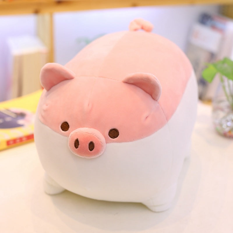 Kawaii Chubby Animal Plush Toys – Squishy Soft Stuffed Shiba Inu, Pig, Tiger, Husky – Adorable Pillow Doll for Kids & Gifts