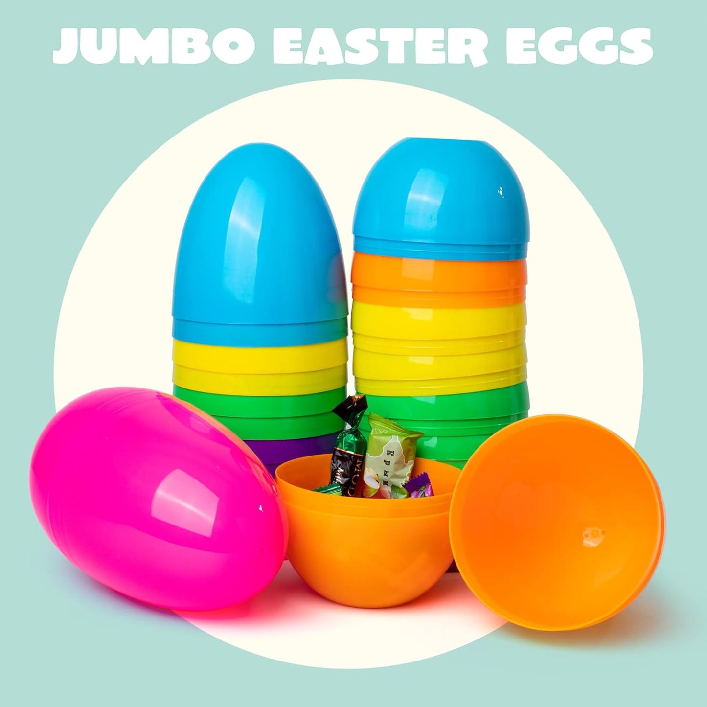 π₯ Colorful Easter Eggs - | Fill with Surprises | Perfect for Easter Egg Hunts & Gifts π