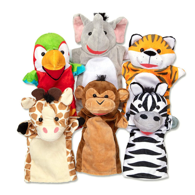 Soft Hand Puppet Toy Set for Kids | Animal & Fairy Tale Plush Puppets | Educational Storytelling Props