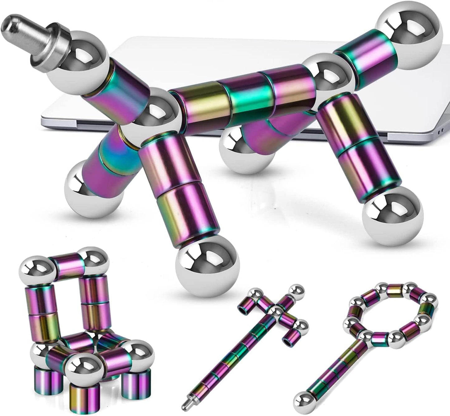 Magnetic Building Pen | Creative Stress Relief Toy | Buildable Magnetic Pen for Kids & Adults