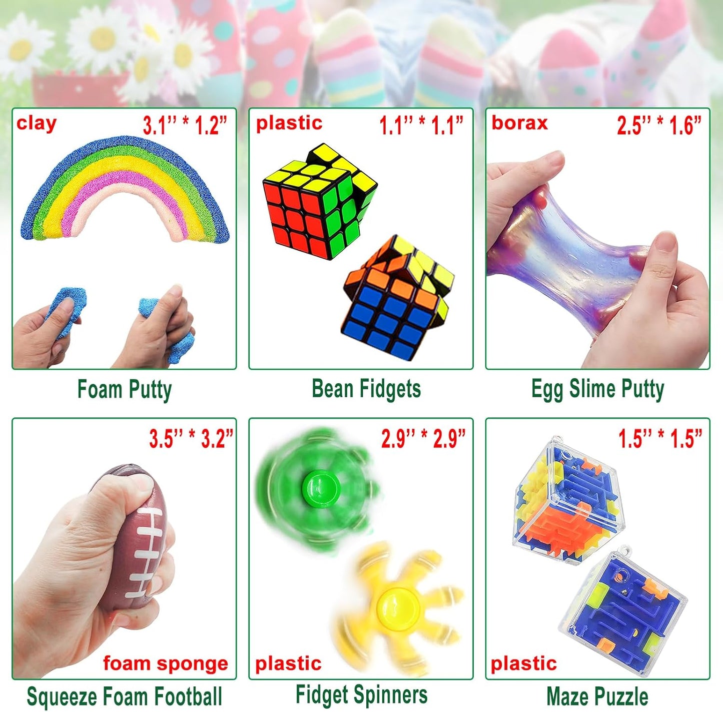 35 PCS Fidget Toy Pack | Sensory Stress Relief Toys Set for Kids & Adults | Anxiety & ADHD Relief