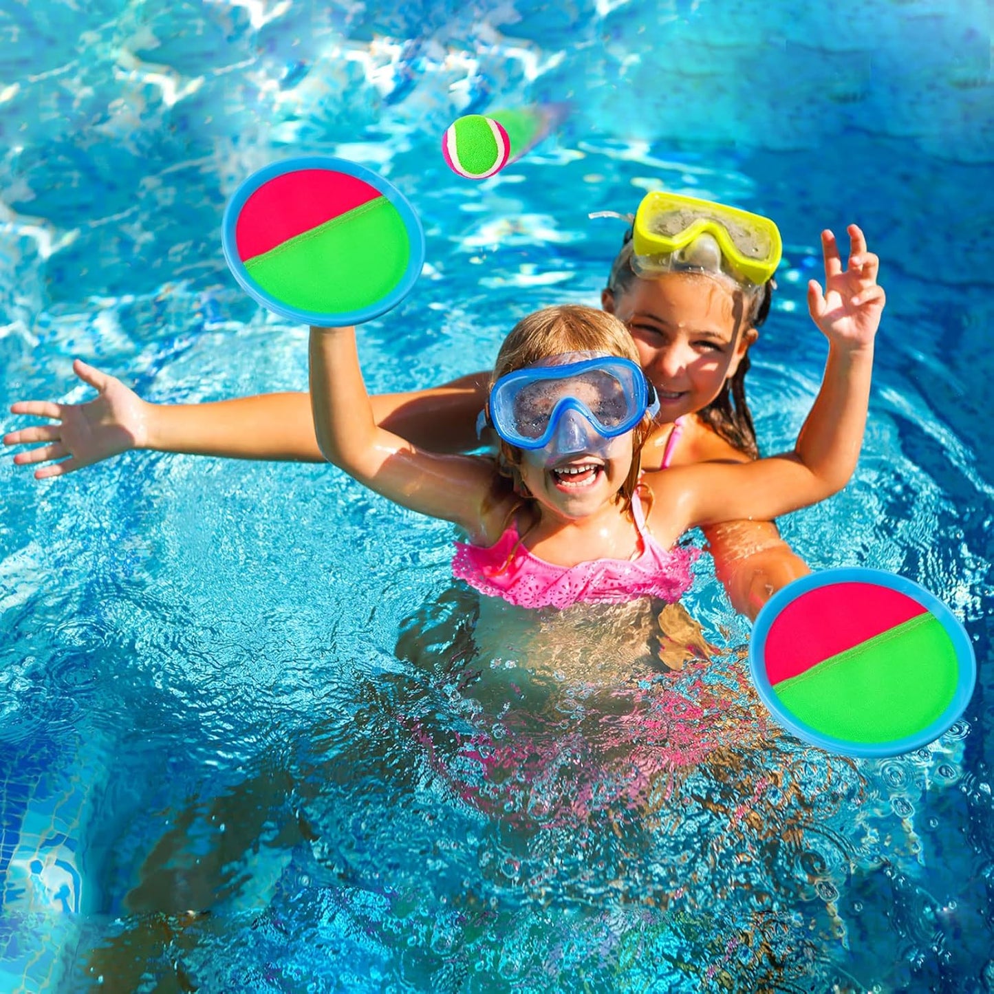 Throw & Catch Sticky Paddle Ball Game Set for Kids & Adults