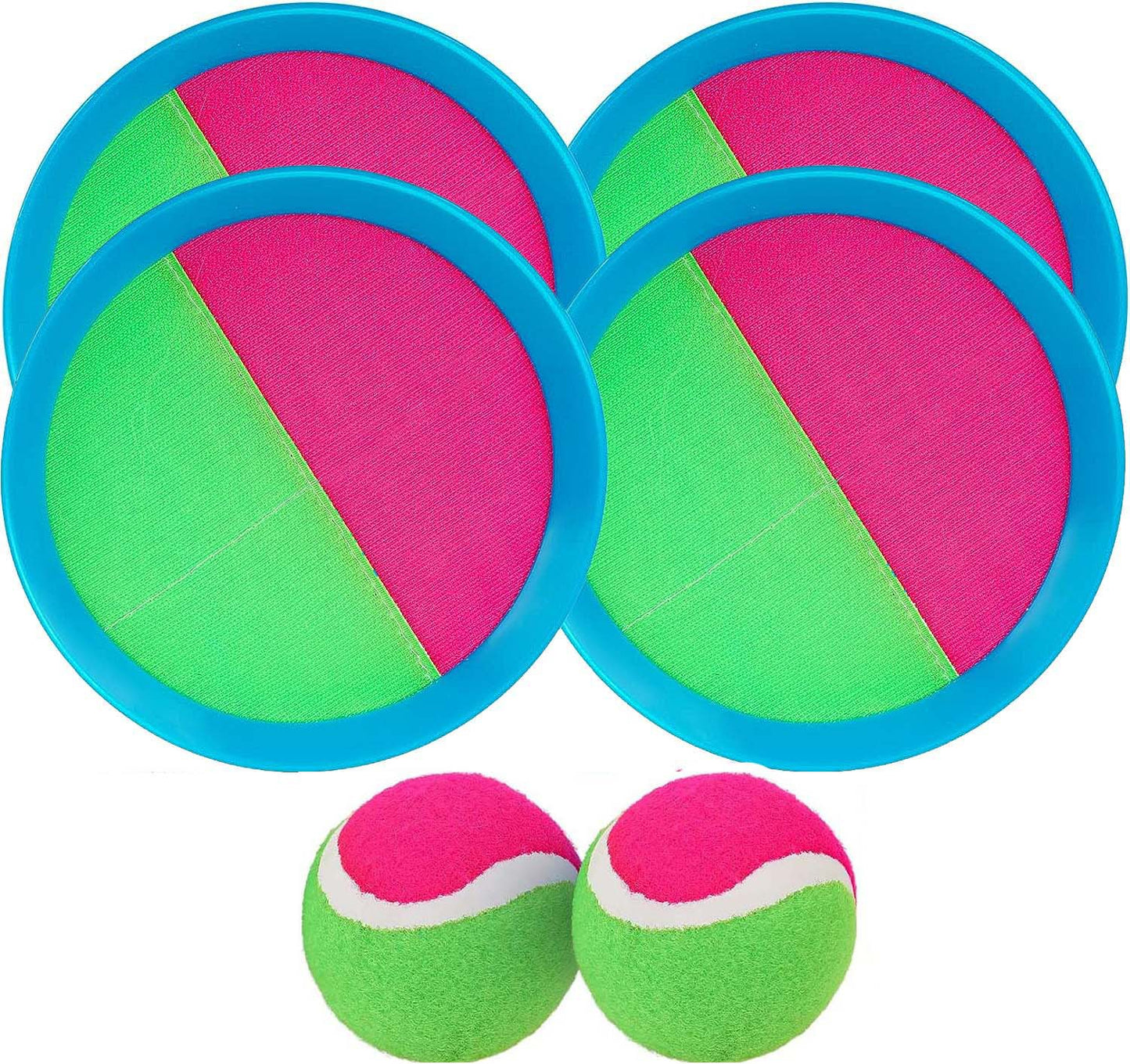 Throw & Catch Sticky Paddle Ball Game Set for Kids & Adults