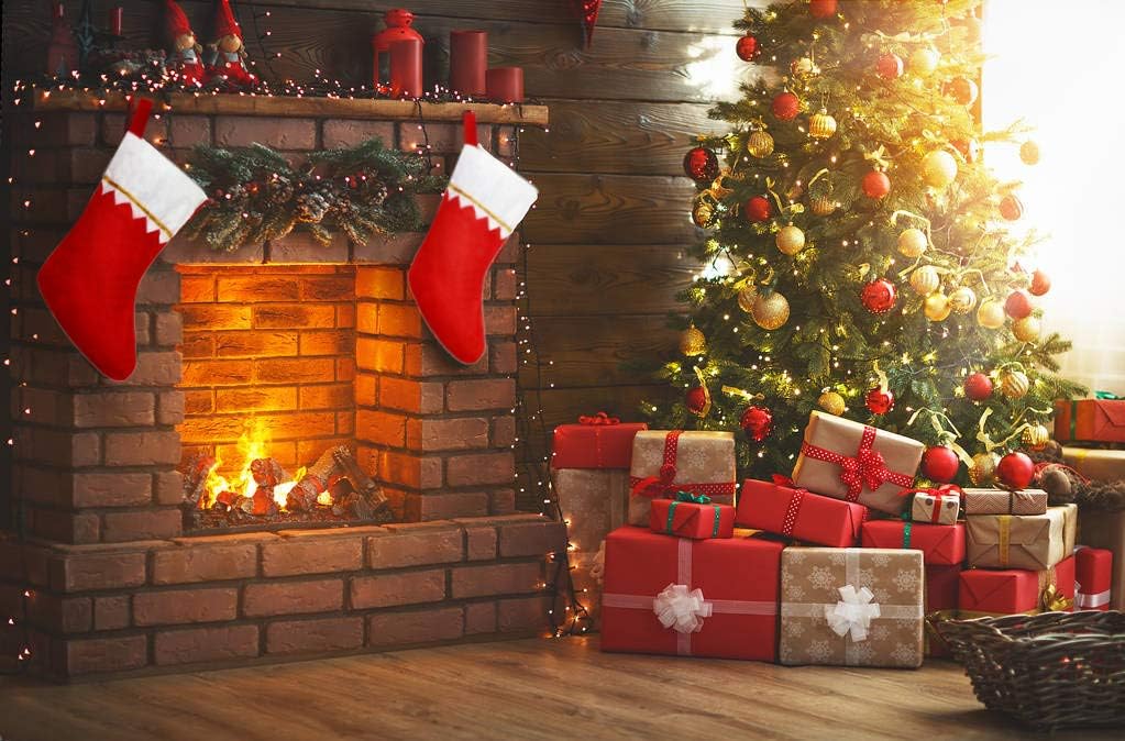 π 12 Pack Christmas Stockings β Red & White with Gold Trim | Perfect for Hanging & Stuffing Holiday Gifts π