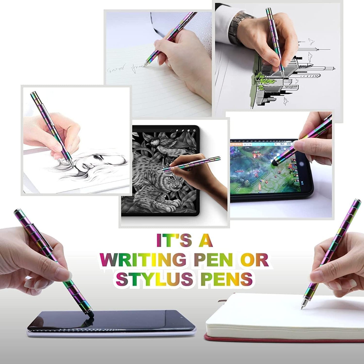 Magnetic Building Pen | Creative Stress Relief Toy | Buildable Magnetic Pen for Kids & Adults