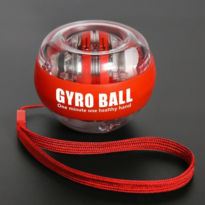 Gyro Ball Wrist Exerciser – Auto Start Powerball for Hand Strength & Stress Relief | Single Pack | Red/Blue/Black