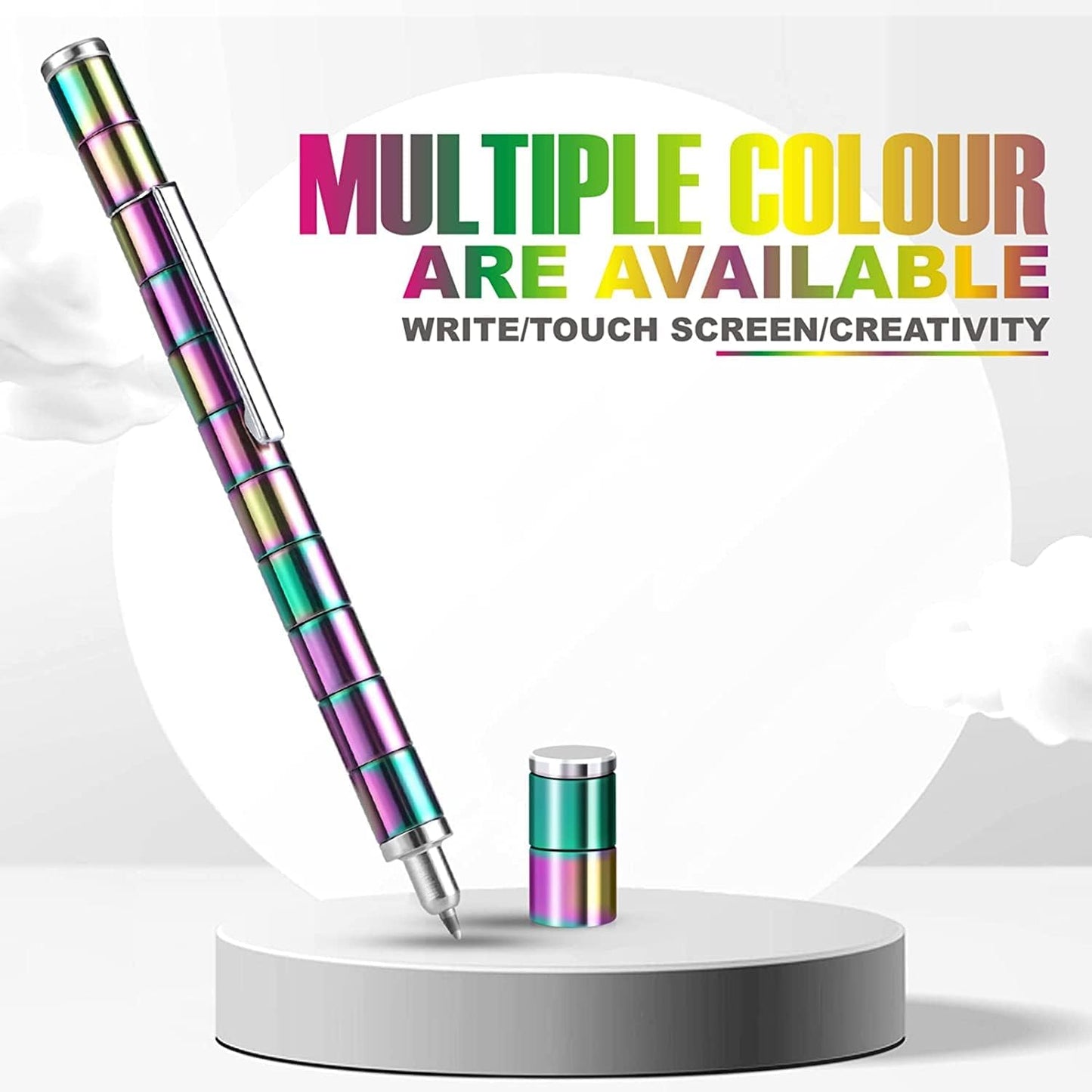Magnetic Building Pen | Creative Stress Relief Toy | Buildable Magnetic Pen for Kids & Adults