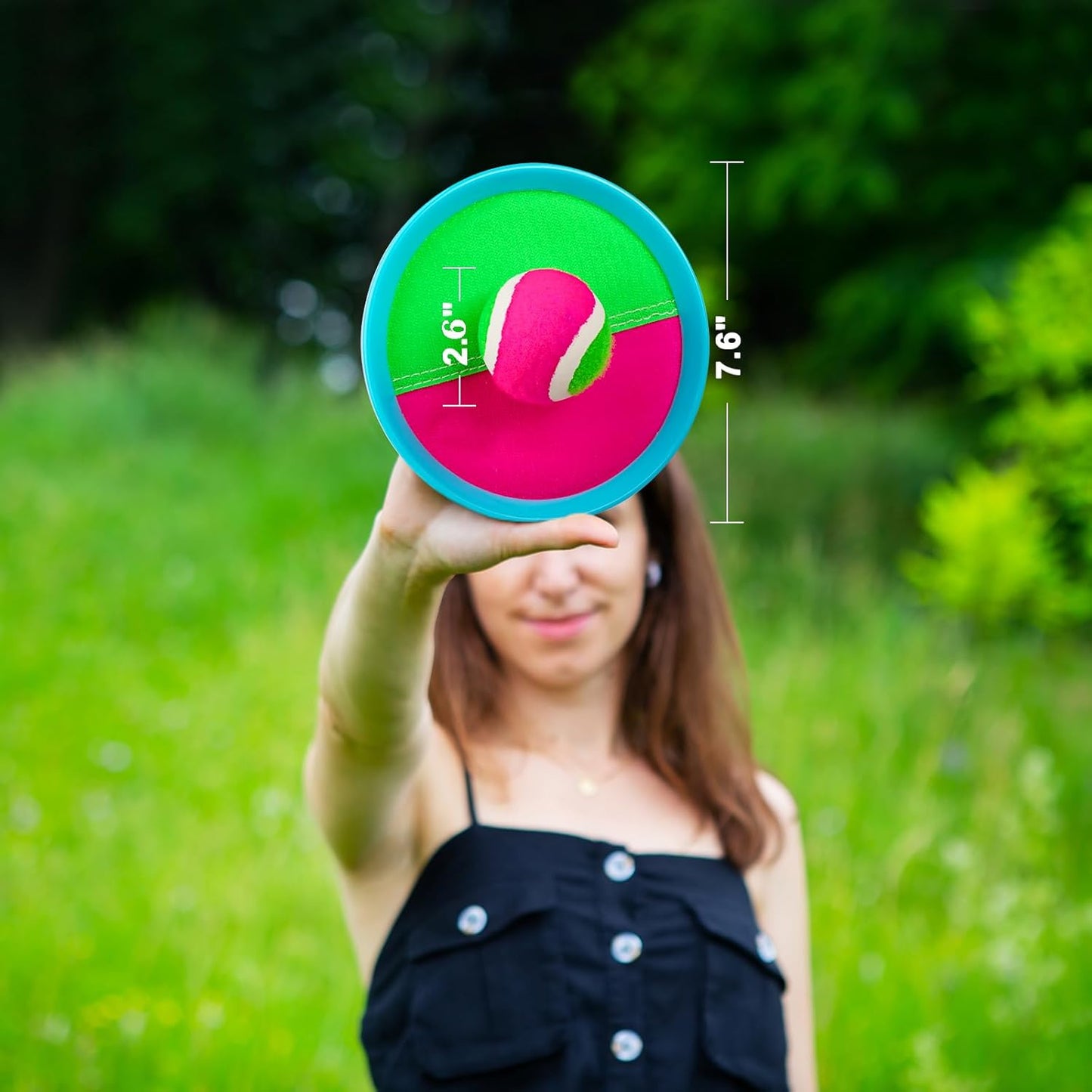Throw & Catch Sticky Paddle Ball Game Set for Kids & Adults