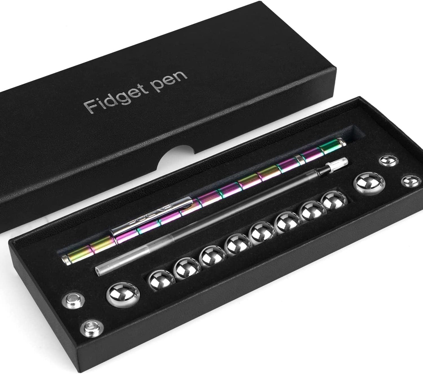 Magnetic Building Pen | Creative Stress Relief Toy | Buildable Magnetic Pen for Kids & Adults