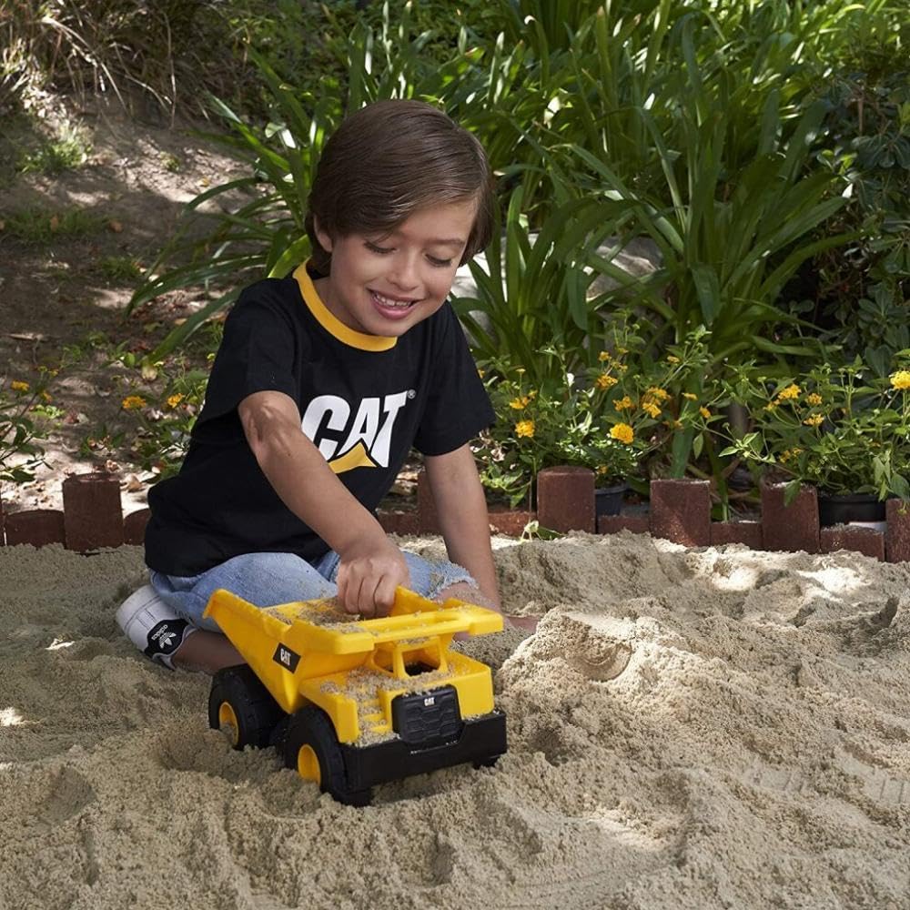CAT Construction Toy Dump Truck | Durable Plastic Toy Vehicle for Kids