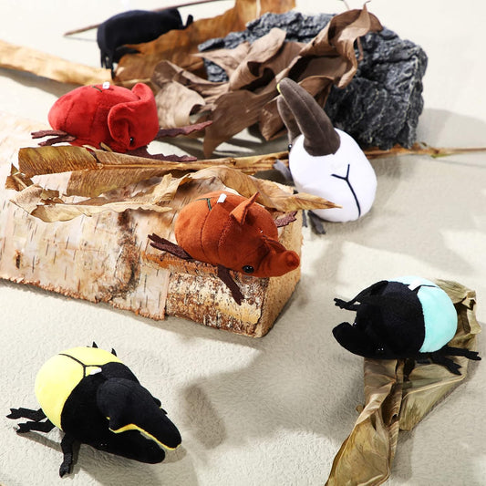 Cute Insect Plush Toys 4 Inch Small Ladybug Bee Moth Butterfly Mantis Beetle Stuffed Keychains Soft Cuddly Insect Plushies for Birthday Party Supplies Classroom Prizes Animal Collections