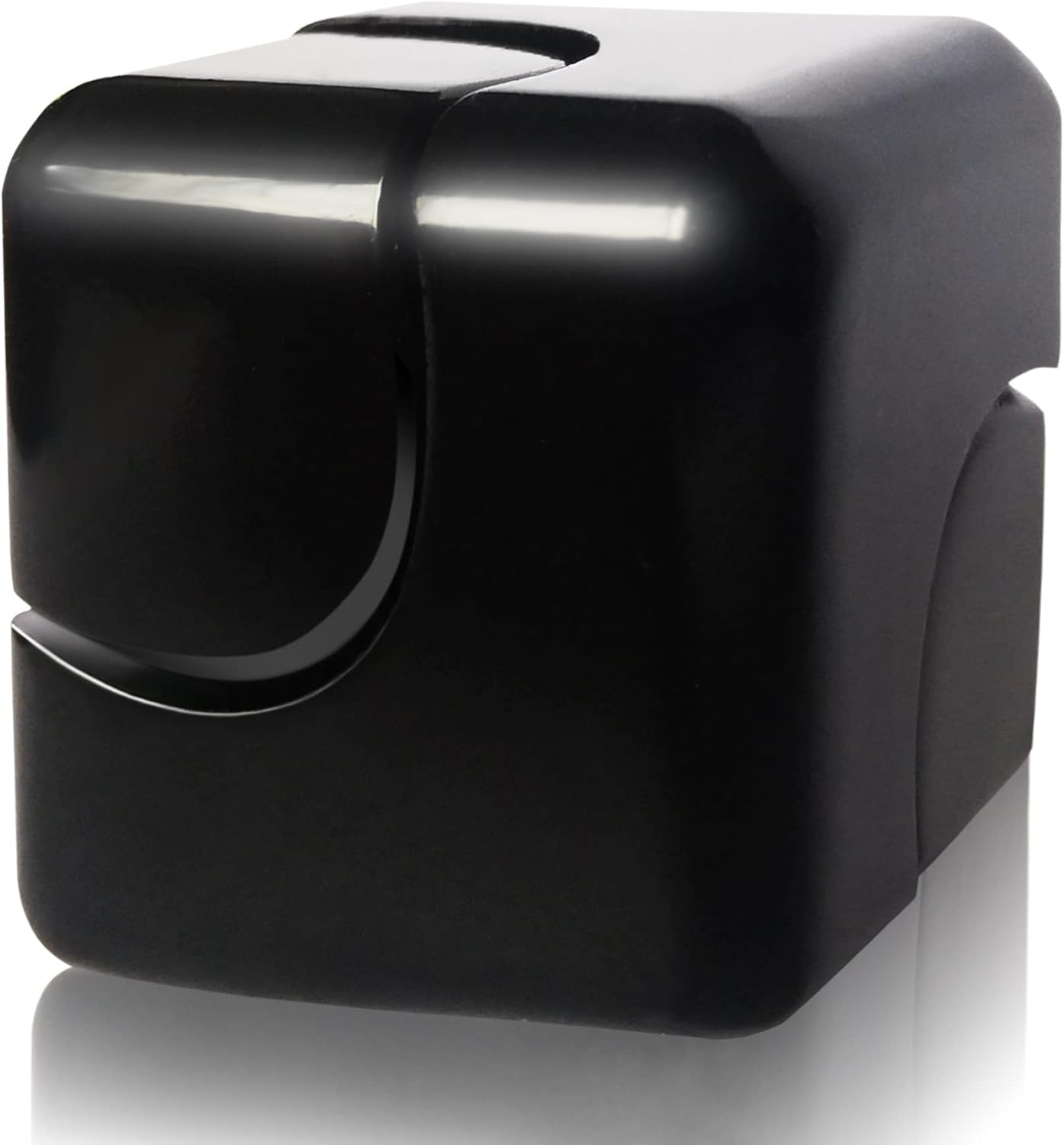 Metal Fidget Spinner Cube – Rainbow Color Stress Relief Desk Toy | Smooth Rotation, Pocket-Sized Alloy Anxiety Toy for Adults & Teens