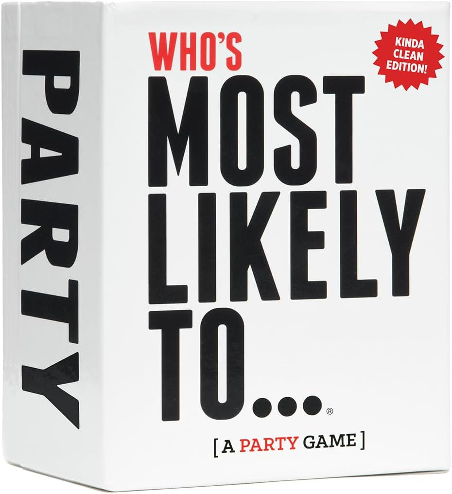 Fun Adult Party Game – Who's Most Likely To… Game | 250 Hilarious Cards for 4+ Players