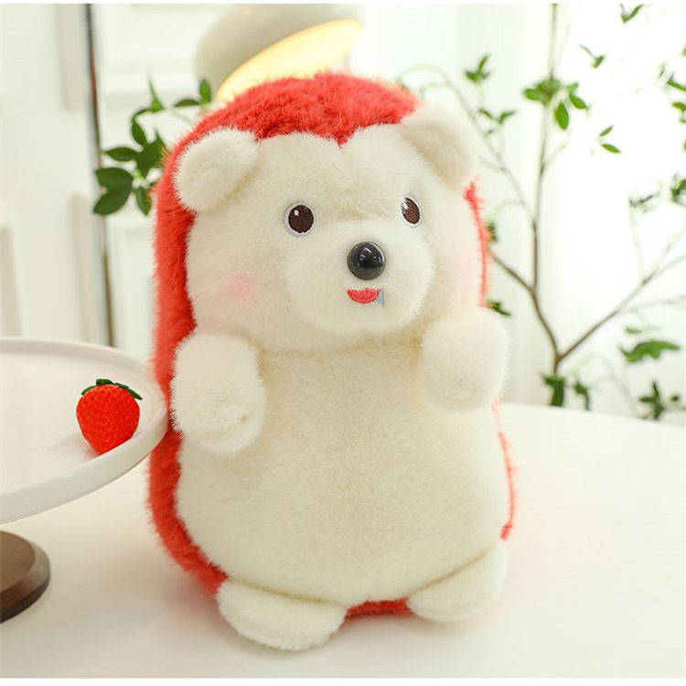 Apple Hedgehog Plush Toy β Cute Huggable Stuffed Animal with Apple Shell