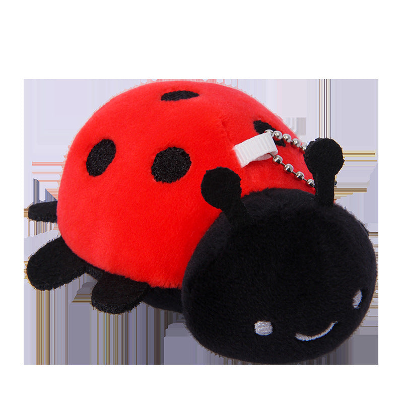 Cute Insect Plush Toys 4 Inch Small Ladybug Bee Moth Butterfly Mantis Beetle Stuffed Keychains Soft Cuddly Insect Plushies for Birthday Party Supplies Classroom Prizes Animal Collections