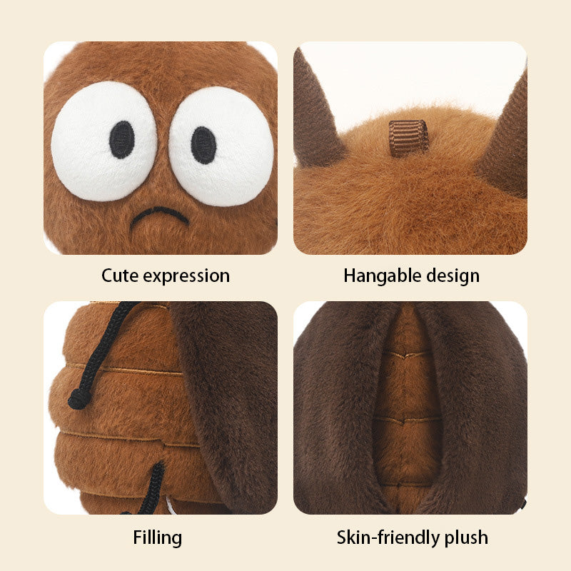 Funny Cockroach Plush Toy – Cute & Soft Bug Stuffed Animal
