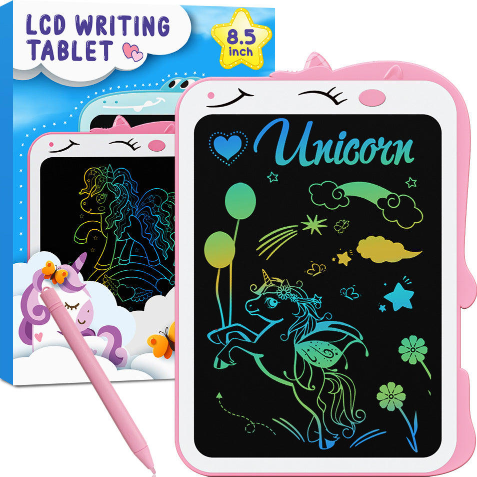Kids Reusable Color Drawing Board, Electronic Writing Pad, Creative Learning Toy for Ages 3+ π¨