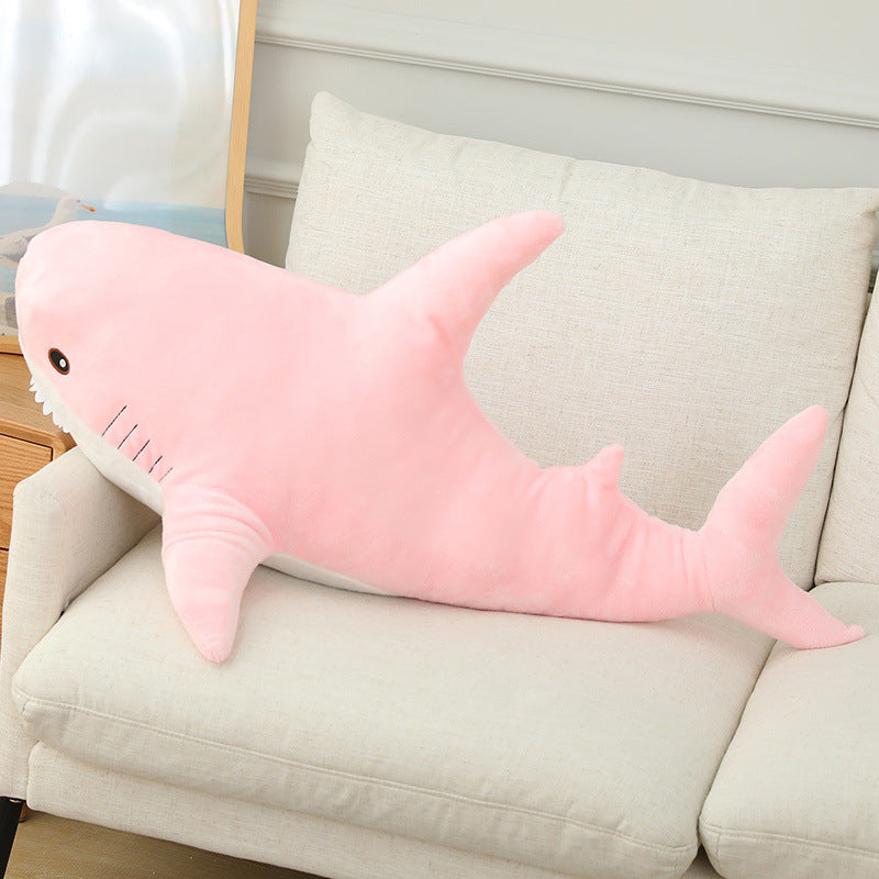 Cute Shark Plush Toy Pillow | Realistic Soft Shark Stuffed Animal | Sofa Cushion & Birthday Gift for Kids
