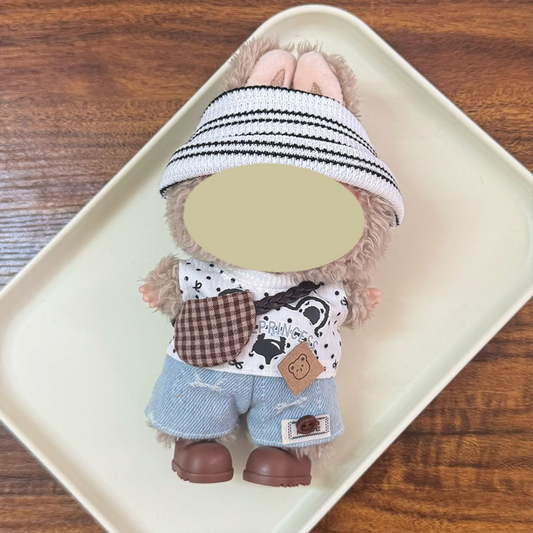 Summer Outfit Set for 17cm Doll(No doll)