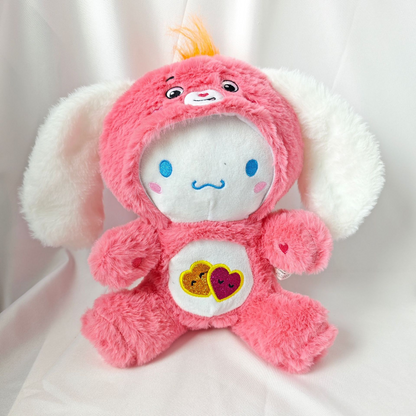 Hello Kitty, Cinnamoroll, Badtz-Maru in Care Bears Costumes
