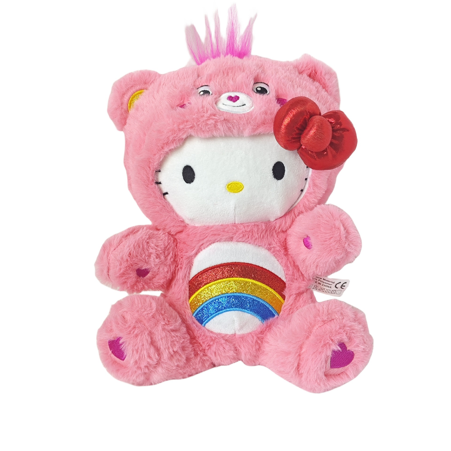 Hello Kitty, Cinnamoroll, Badtz-Maru in Care Bears Costumes