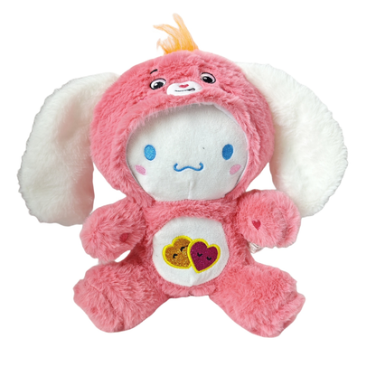 Hello Kitty, Cinnamoroll, Badtz-Maru in Care Bears Costumes