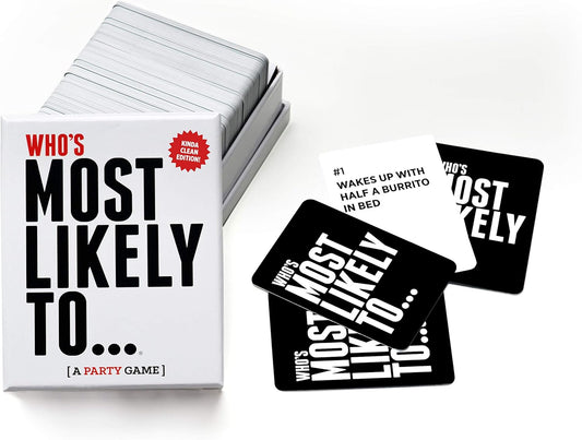 Fun Adult Party Game – Who's Most Likely To… Game | 250 Hilarious Cards for 4+ Players