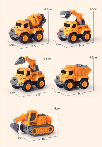 Transforming Robot Toy, Multi-Car Buildable Set, Creative Assembly Toy for Kids, Suitable for Ages 3+