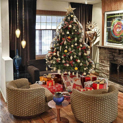 🎄 24-Pack Christmas Ornaments | Shiny & Matte Finish, Assorted Colors | Perfect for Holiday Tree & Home Decor 🎁