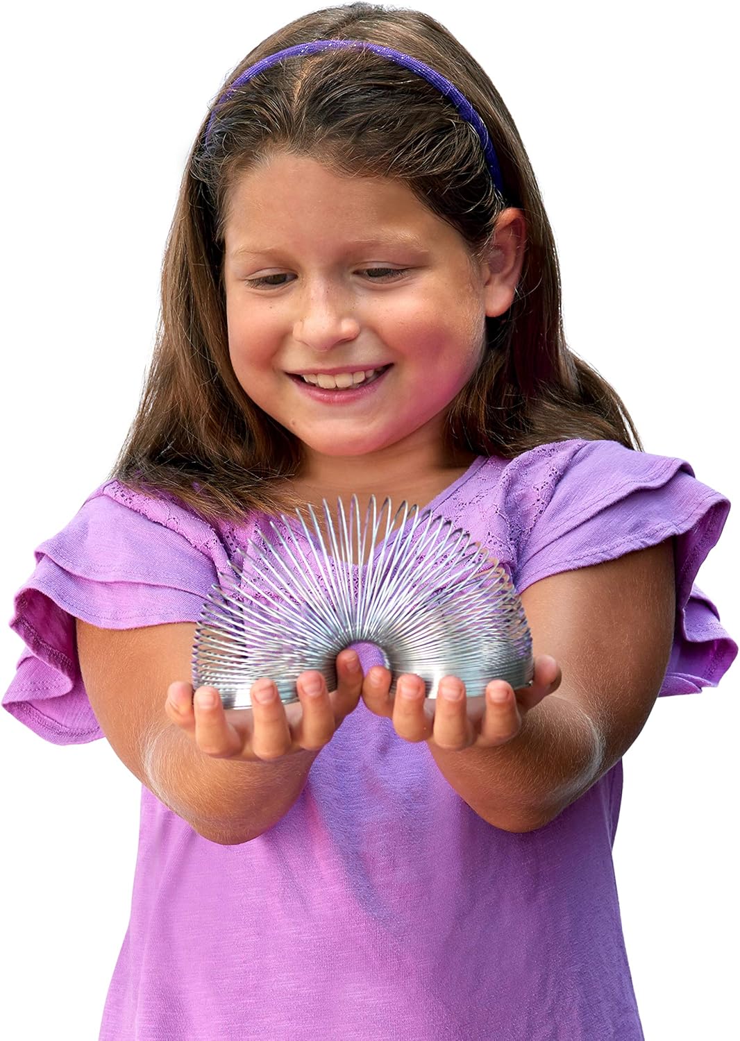 Metal Rainbow Spring Toy | Magic Color-Changing Coil | Stress Relief Toy for Kids