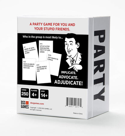 Fun Adult Party Game – Who's Most Likely To… Game | 250 Hilarious Cards for 4+ Players