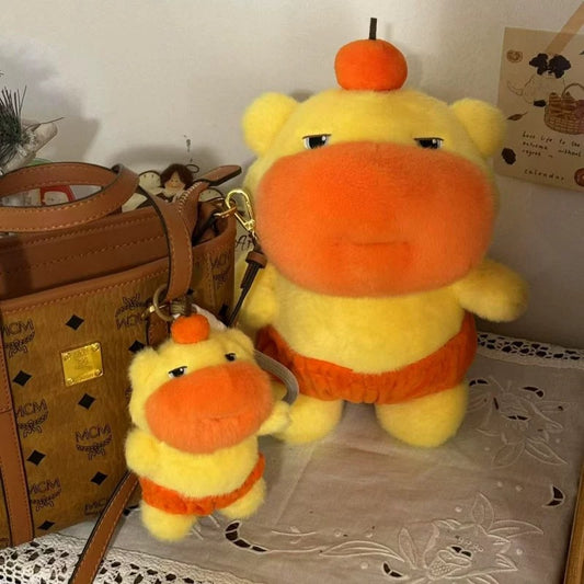 Pouty Capybara Plush Toy Removable shorts
