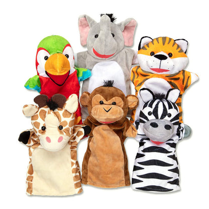 Soft Hand Puppet Toy Set for Kids | Animal & Fairy Tale Plush Puppets | Educational Storytelling Props
