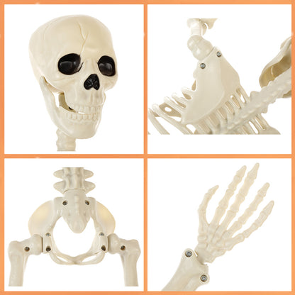 💀 40cm Skeleton Figurine | Realistic Sitting Skeleton Decor | Perfect for Halloween & Spooky Themed Parties 🎃