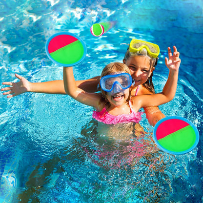 Throw & Catch Sticky Paddle Ball Game Set for Kids & Adults