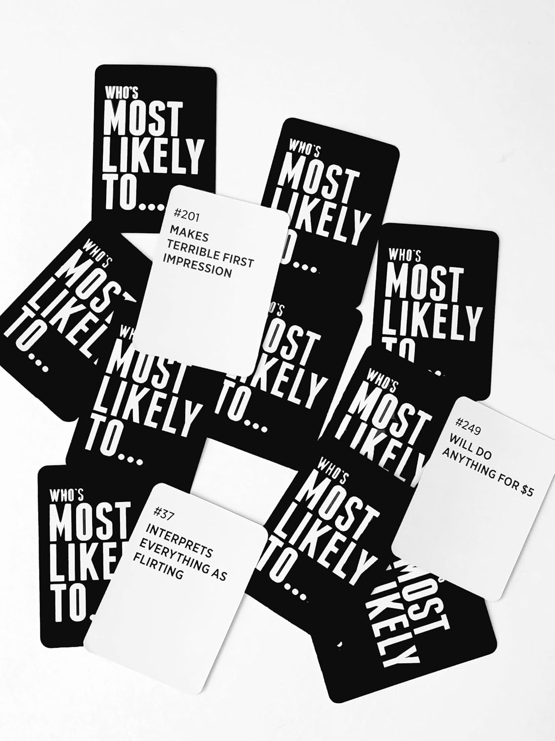 Fun Adult Party Game – Who's Most Likely To… Game | 250 Hilarious Cards for 4+ Players