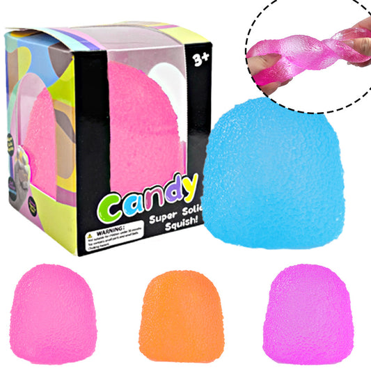 Candy Squishy Stress Relief Toy – Single Pack | 3 Styles Available | Sensory Putty for Kids & Adults