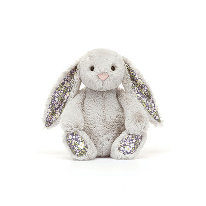 Floral-Eared Bunny Plush Toy – Soft & Elegant Stuffed Animal