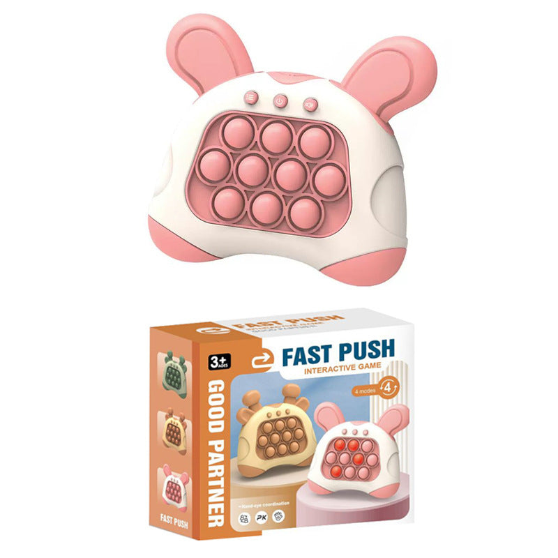 Fast Push Interactive Game Toy for Kids | Electronic Pop Bubble Fidget | Educational & Stress Relief Toy