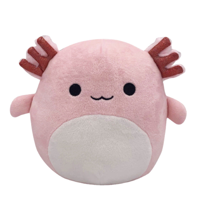Cute Cartoon Plush Pillow Toys | Ultra-Soft Squishy Stuffed Dolls | Axolotl, Cow, Sloth, Pineapple & More