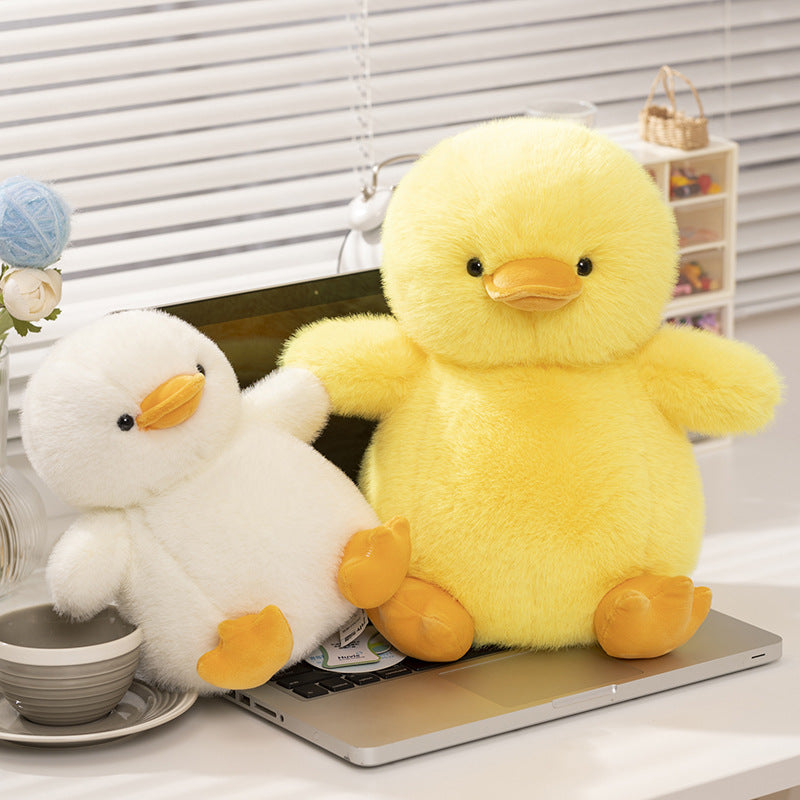 【2 Colors Available】Adorable Duck Plush Toy | Soft & Cuddly Stuffed Animal | Cute Companion Gift for Kids & Adults