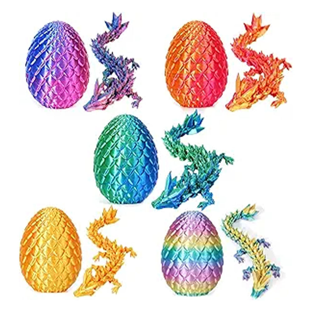 【 Colorful Dragon Egg Toy Set】Mystical Hatchable Dragon Surprise Eggs
