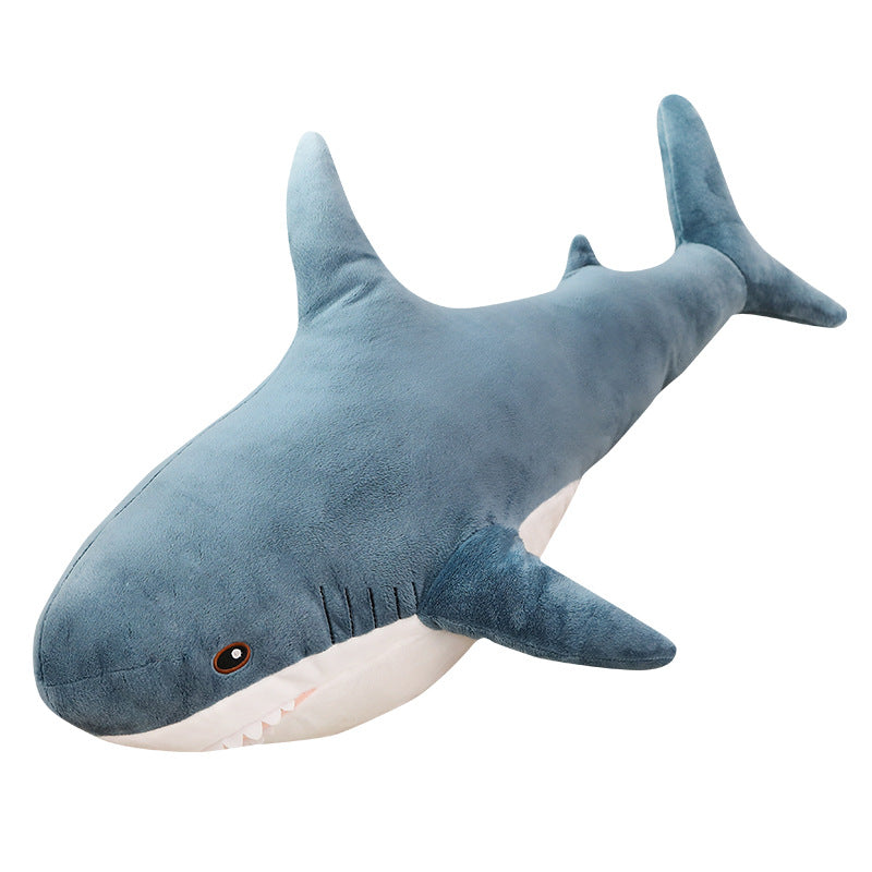 Cute Shark Plush Toy Pillow | Realistic Soft Shark Stuffed Animal | Sofa Cushion & Birthday Gift for Kids