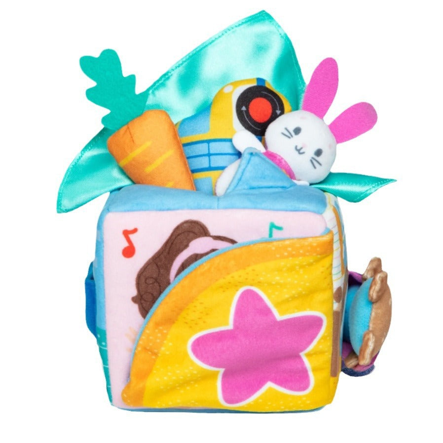 Ms. Rachel’s Farm Soft Activity Cube for Babies – Montessori Sensory Toy for Learning & Development