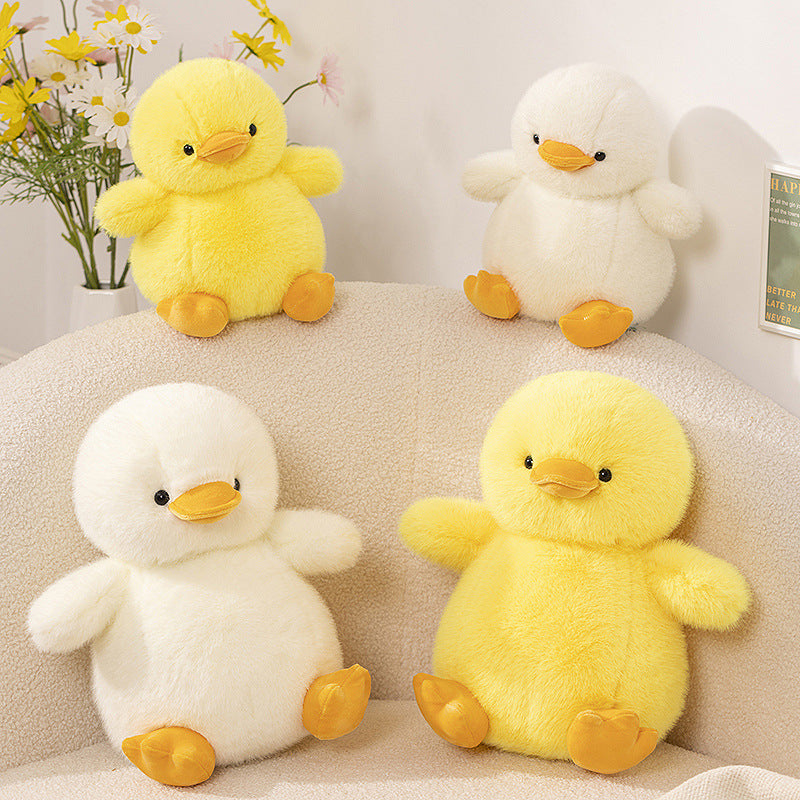 【2 Colors Available】Adorable Duck Plush Toy | Soft & Cuddly Stuffed Animal | Cute Companion Gift for Kids & Adults