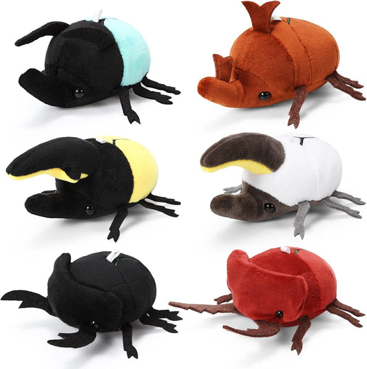 Cute Insect Plush Toys 4 Inch Small Ladybug Bee Moth Butterfly Mantis Beetle Stuffed Keychains Soft Cuddly Insect Plushies for Birthday Party Supplies Classroom Prizes Animal Collections