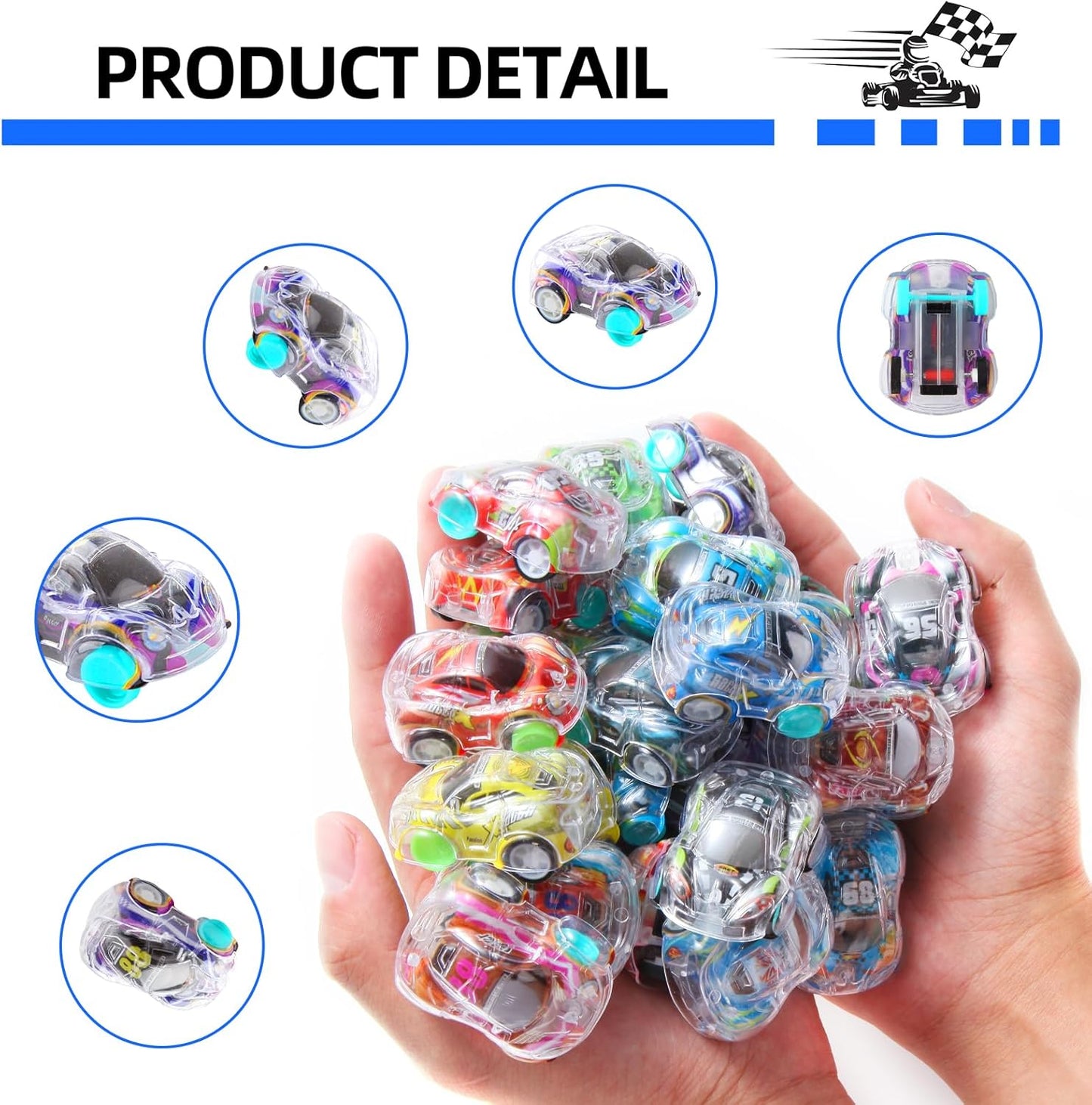 Mini Pull Back Cars Set – Colorful Speed Racing Toy for Kids