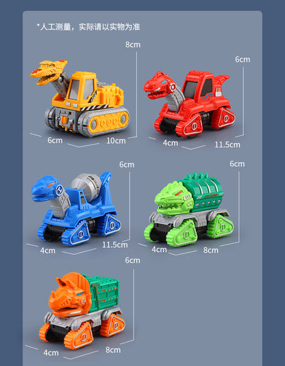 Transforming Robot Toy, Multi-Car Buildable Set, Creative Assembly Toy for Kids, Suitable for Ages 3+